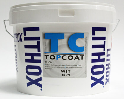Lithox Topcoat Hooggepigmenteerd - 4 kg (kies kleur en verpakking)