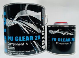 Putop PU Clear 2K satin/glans - 1 ltr (kies glansgraad en verpakking)
